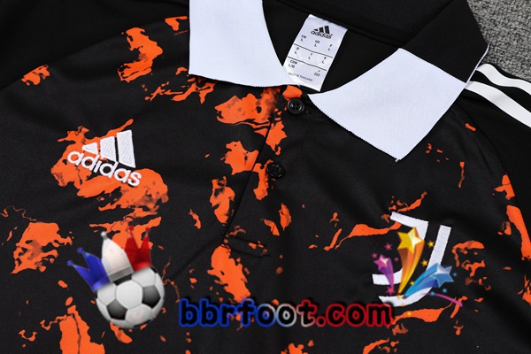 Polo Foot Juventus + Pantalon Noir Jaune 21/22