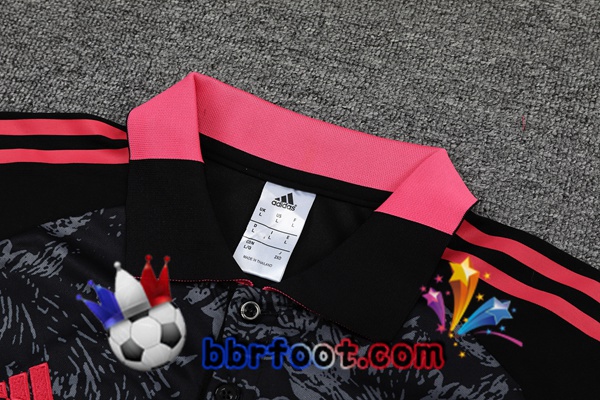 Polo Foot Real Madrid + Pantalon Noir 21/22