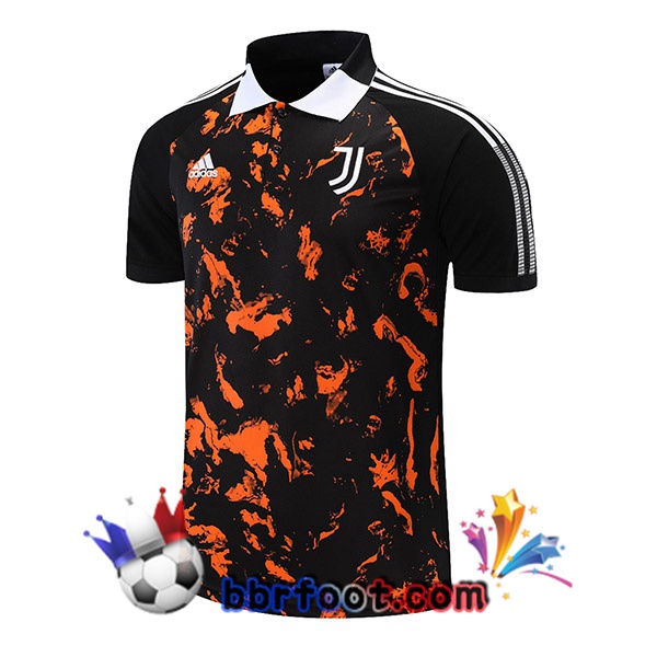 Polo Foot Juventus Noir Jaune 21/22