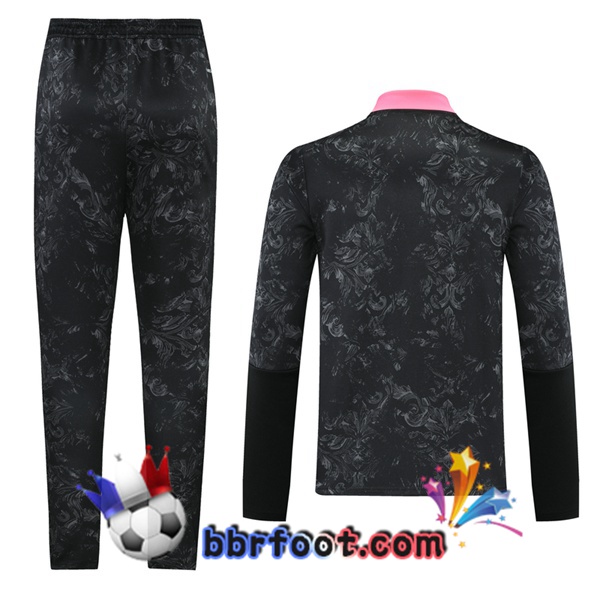 Veste Survetement Foot Real Madrid Noir 21/22