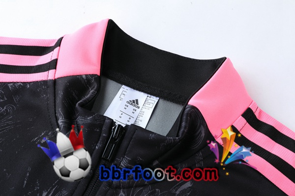 Veste Survetement Foot Real Madrid Noir 21/22