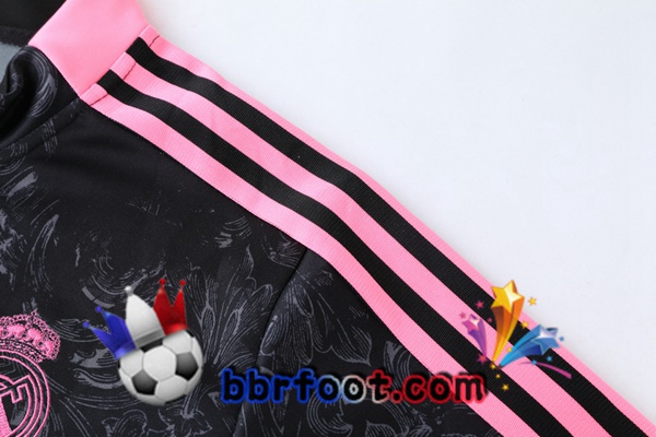 Veste Survetement Foot Real Madrid Noir 21/22