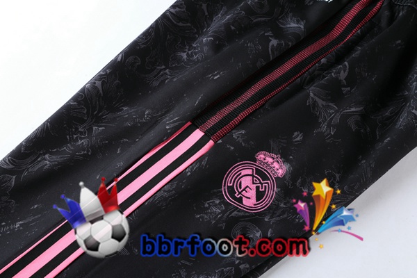 Veste Survetement Foot Real Madrid Noir 21/22