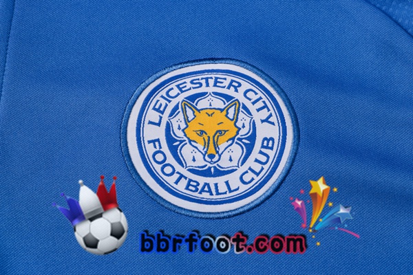 Survetement Foot Leicester City Bleu 21/22
