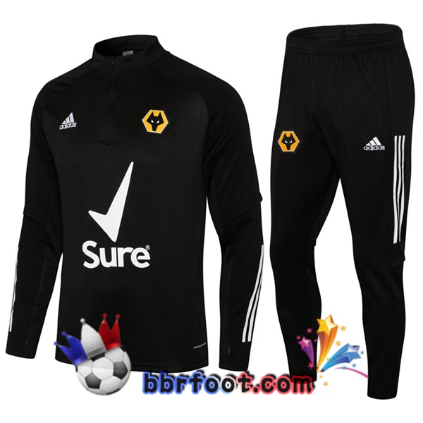 Survetement Foot Wolves Noir 21/22
