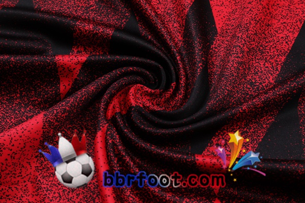 Survetement Foot Bayern Munich Rouge Noir 21/22