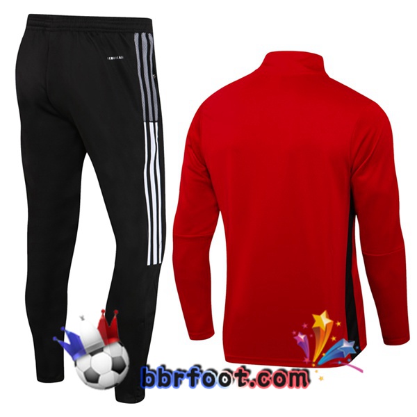 Survetement Foot Arsenal Rouge 21/22