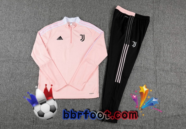 Survetement Foot Juventus Rose 21/22