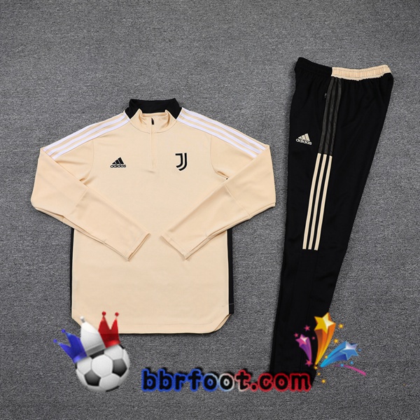 Survetement Foot Juventus Jaune 21/22