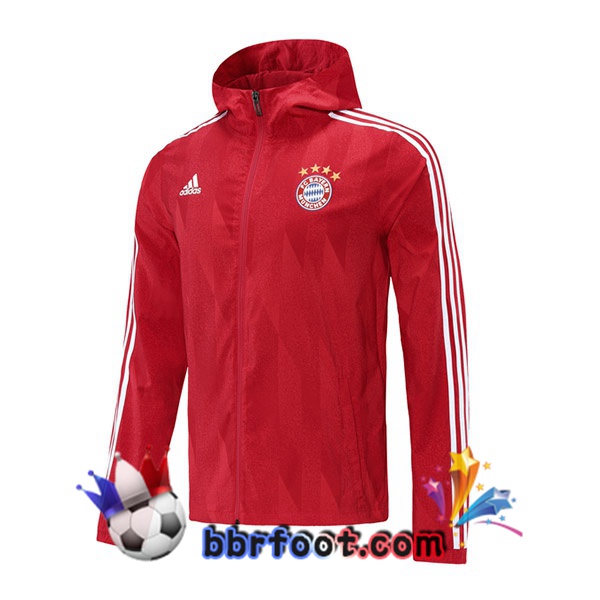 Coupe Vent Bayern Munich Rouge 21/22