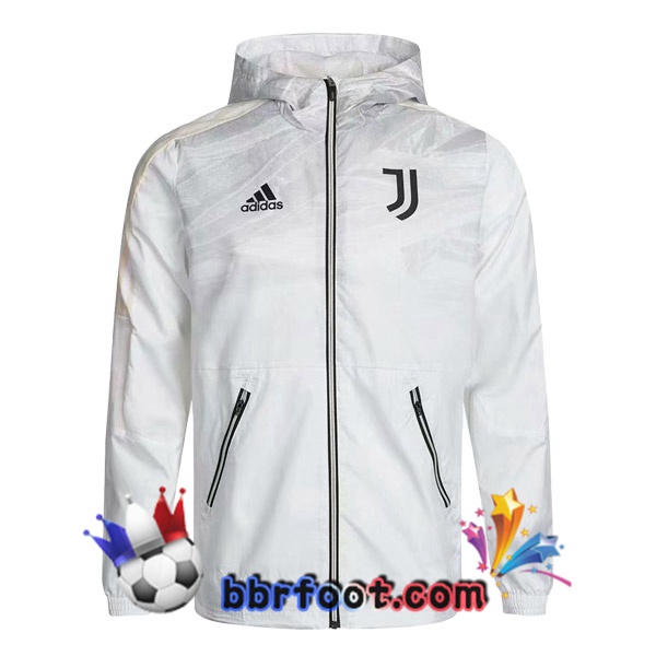 Coupe Vent Juventus Blanc 21/22