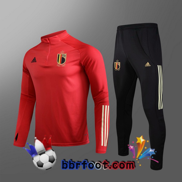 Survetement Foot Belgique Enfant Rouge 21/22