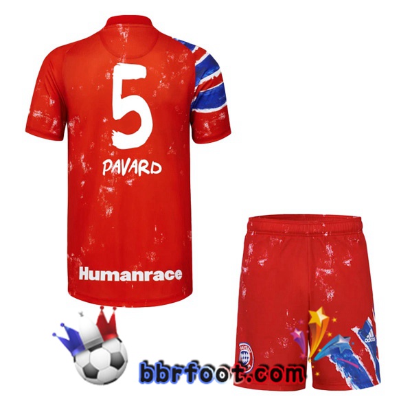 Maillot Foot Bayern Munich (PAVARD 5) Enfant Adidas X Human Race 20/21