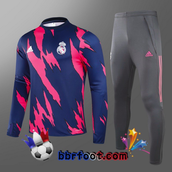 Survetement Foot Real Madrid Enfant Bleu 20/21