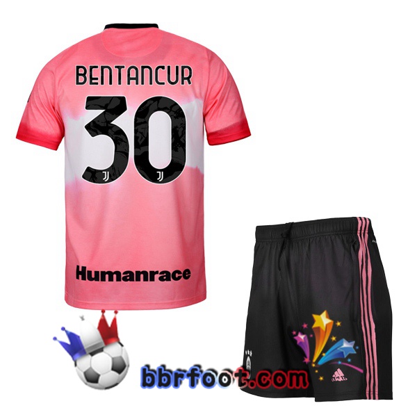 Maillot Foot Juventus (BENTANCUR 30) Enfant Adidas X Human Race 20/21