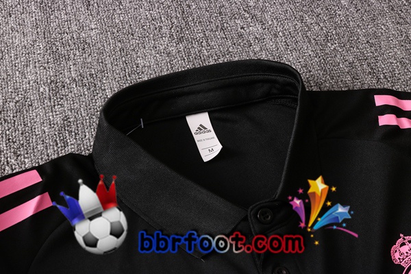 Polo Foot Real Madrid + Pantalon Noir 20/21