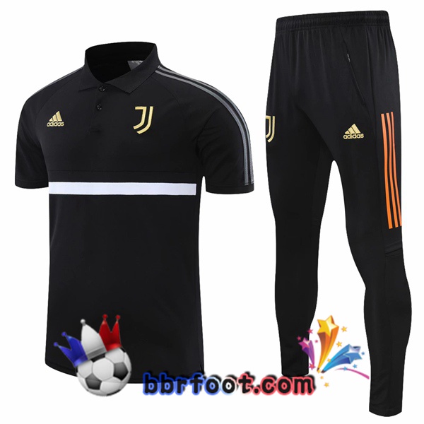 Polo Foot Juventus + Pantalon Noir 20/21
