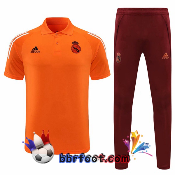 Polo Foot Real Madrid + Pantalon Orange 20/21