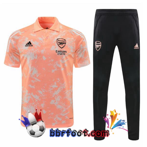 Polo Foot Arsenal + Pantalon Orange 20/21