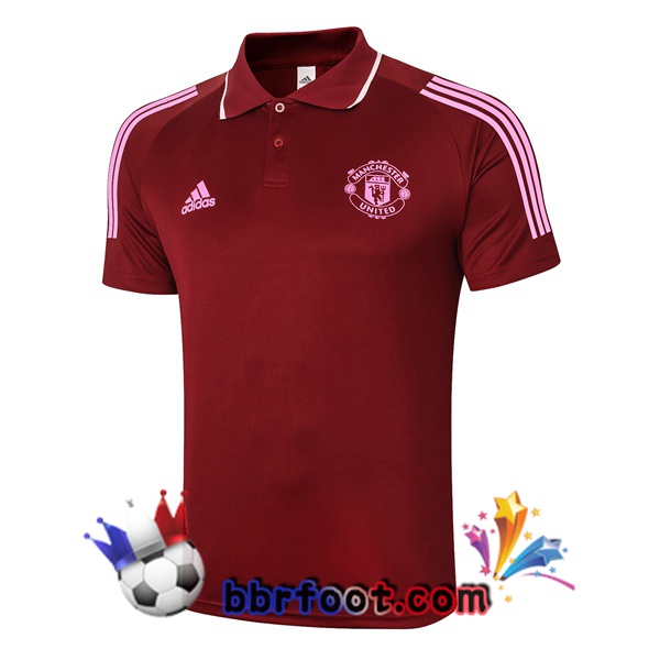 Polo Foot Manchester United Rouge 20/21