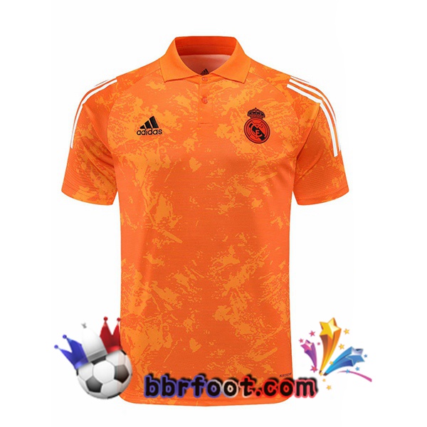 Polo Foot Real Madrid Orange 20/21