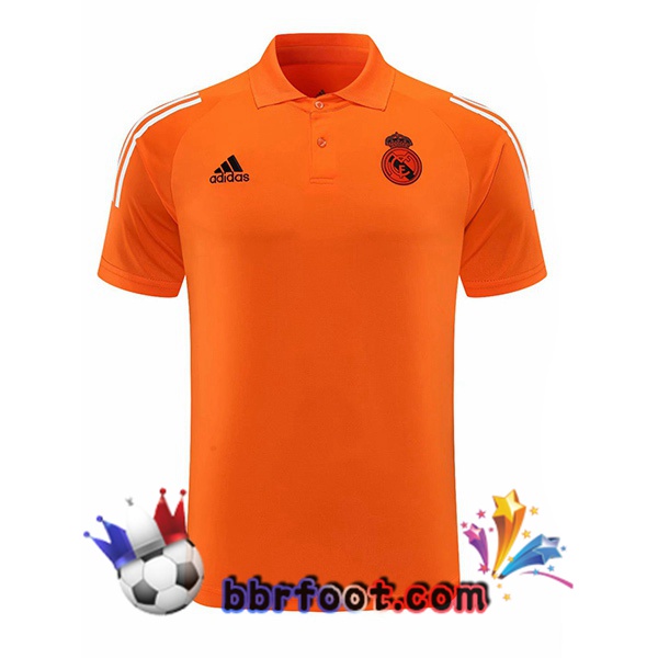 Polo Foot Real Madrid Orange 20/21