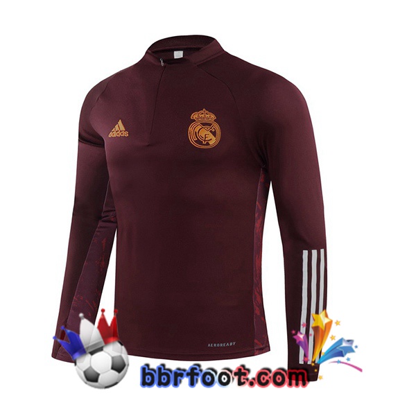 Sweatshirts Homme Real Madrid Rouge 20/21