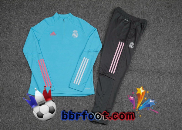 Survetement Foot Real Madrid Bleu 20/21