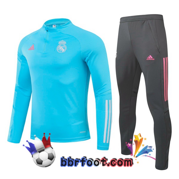 Survetement Foot Real Madrid Bleu 20/21