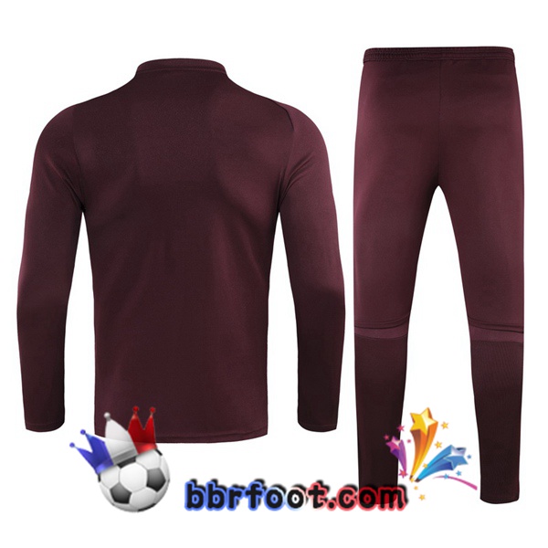 Survetement Foot Real Madrid Rouge 20/21