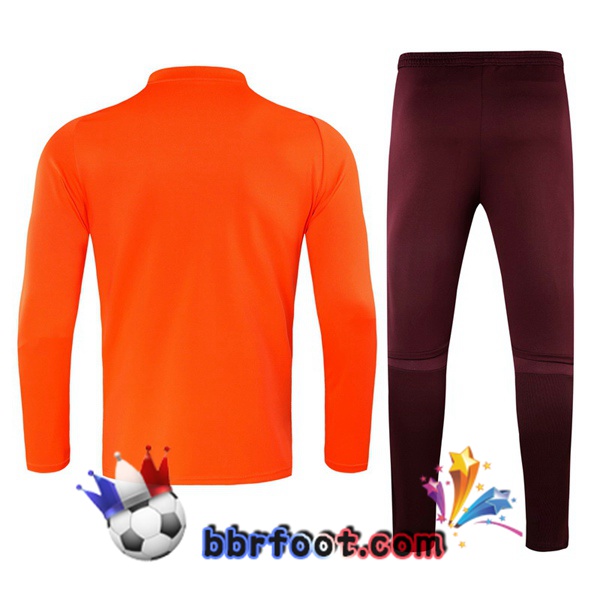 Survetement Foot Real Madrid Orange 20/21