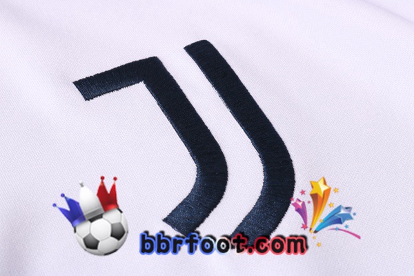 Veste Survetement Foot Juventus Blanc 20/21