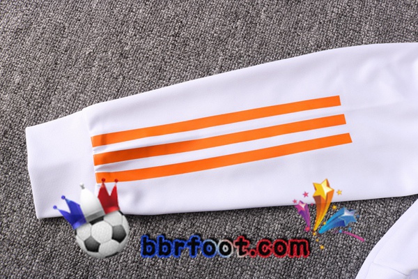 Veste Survetement Foot Juventus Blanc 20/21