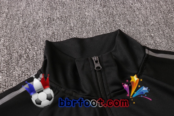Veste Survetement Foot Juventus Noir 20/21