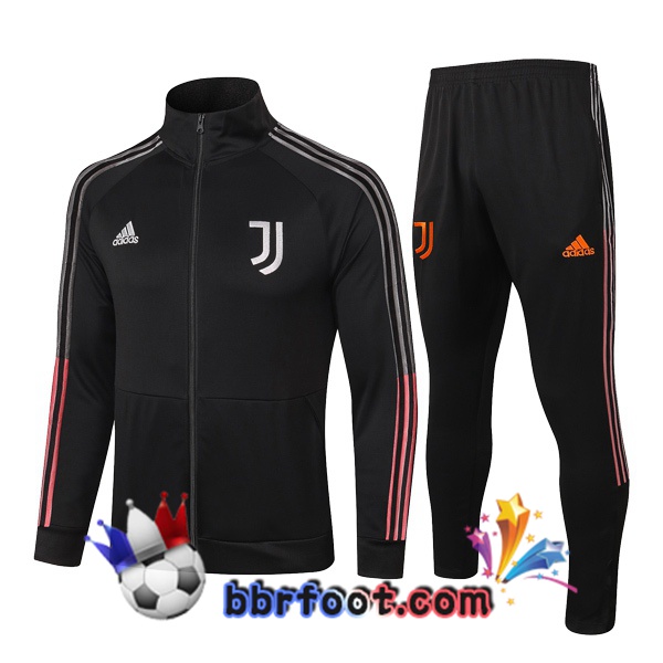 Veste Survetement Foot Juventus Noir 20/21