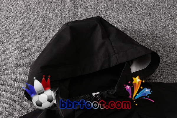 Coupe Vent Survetement Foot Real Madrid Noir 20/21