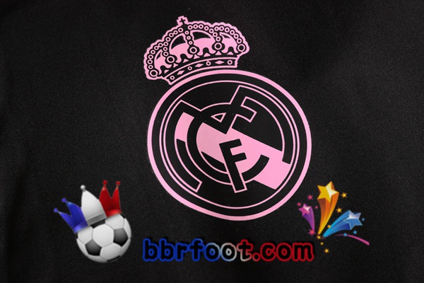 Coupe Vent Survetement Foot Real Madrid Noir 20/21