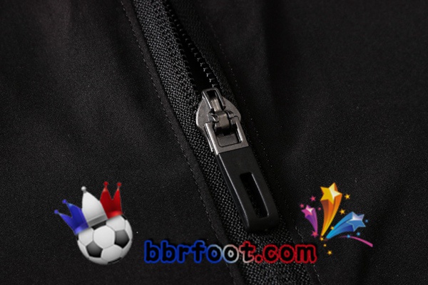 Coupe Vent Survetement Foot Real Madrid Noir 20/21