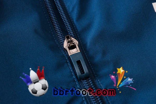 Coupe Vent Survetement Foot Juventus Bleu Royal 20/21