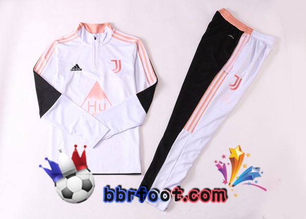 Survetement Foot Juventus Adidas X Human Race Blanc 20/21