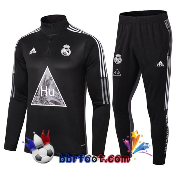Survetement Foot Real Madrid Adidas X Human Race Noir 20/21