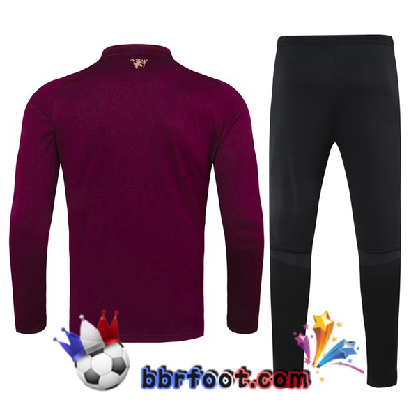 Survetement Foot Manchester United Rouge 20/21