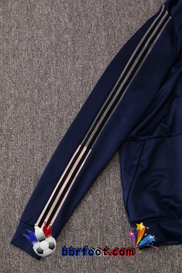 Veste Survetement Foot Real Madrid Bleu Royal 20/21