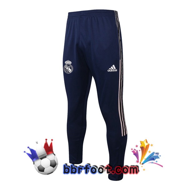 Veste Survetement Foot Real Madrid Bleu Royal 20/21