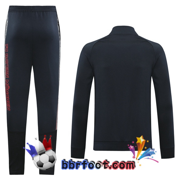 Veste Survetement Foot Bayern Munich Noir 20/21
