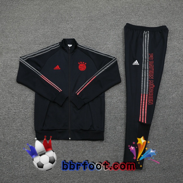 Veste Survetement Foot Bayern Munich Noir 20/21