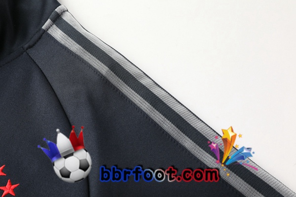 Veste Survetement Foot Bayern Munich Noir 20/21