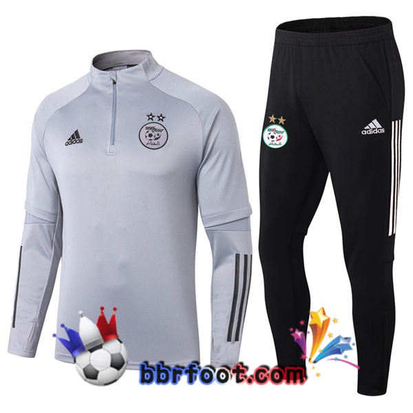 Survetement Foot Algerie Gris 20/21
