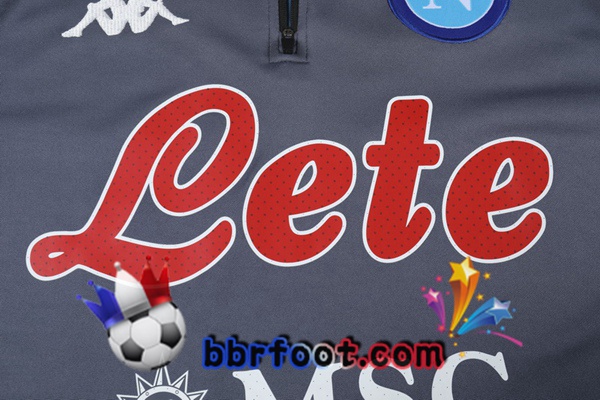 Survetement Foot SSC Naples Gris 20/21