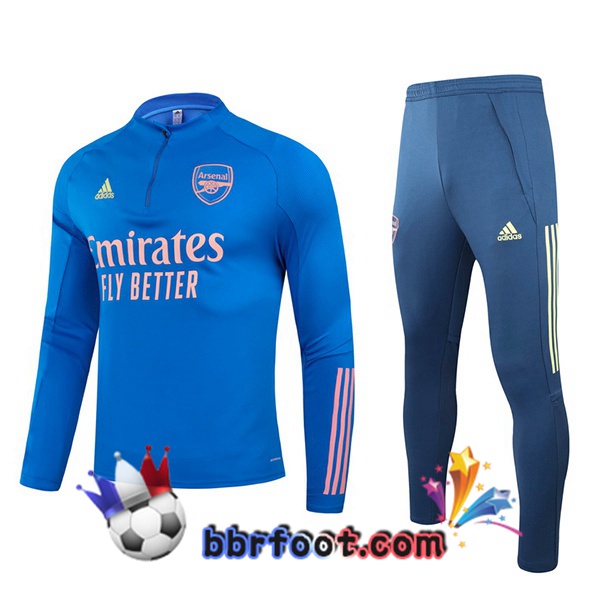 Survetement Foot Arsenal Bleu 20/21